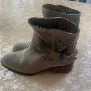 Women's Taupe Ankle Boots